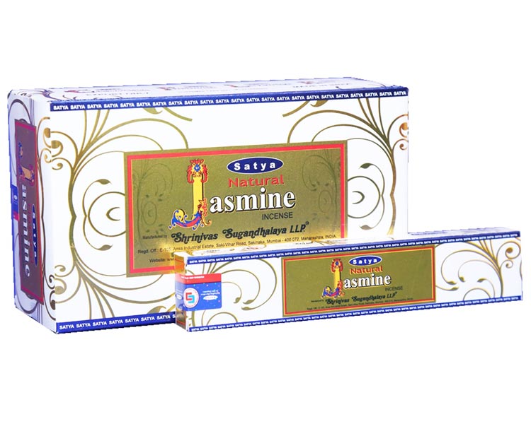 Satya Natural Jasmine Incense Sticks, for Religious, Aromatic