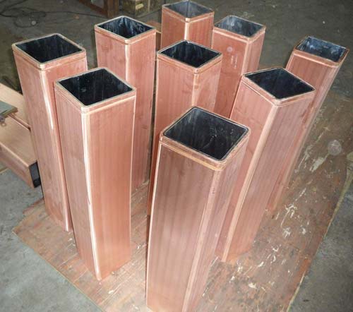 Copper mould tubes