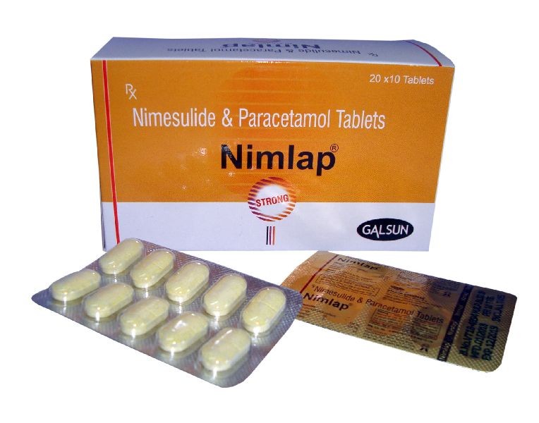 Nimlap Nimesulide Paracetamol tablets