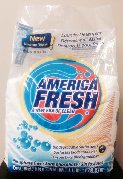 America Fresh Laundry Detergent Powder Kryztal Bag