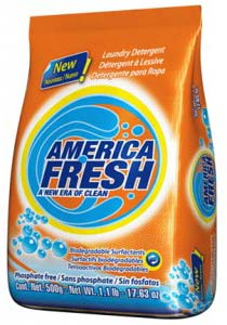 America Fresh Laundry Detergent Powder Original Bag