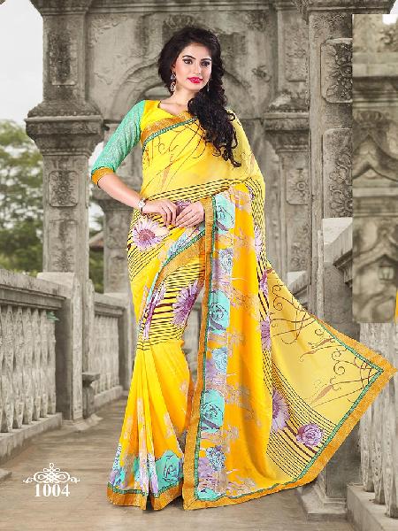 FANCY FABRIC FANCY FABRIC VOUGE SARI, for Daily Wear Saree