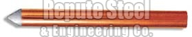 Mechanically Claded & Coated Copper Grounding Rods