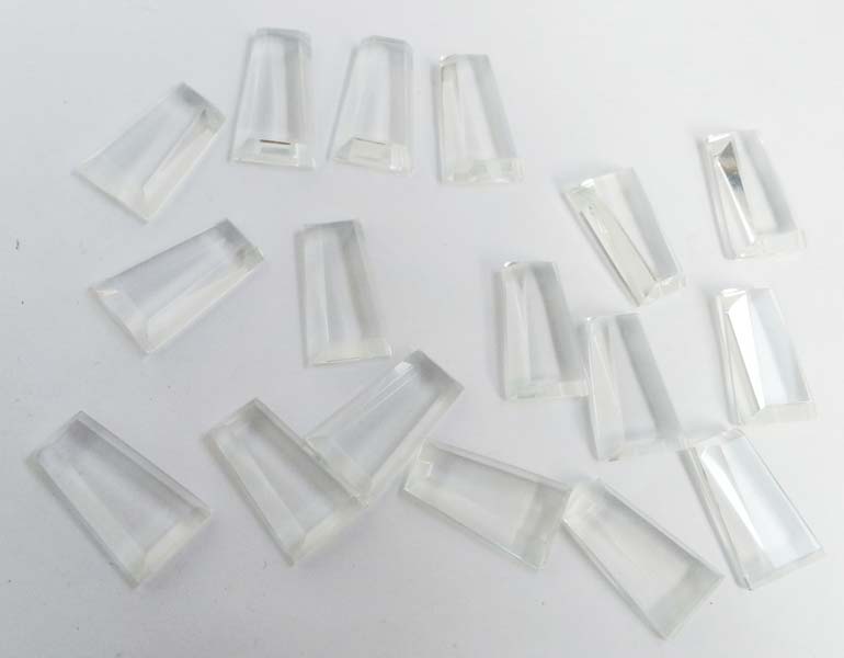 FANCY SHAPE  TRANSPARENT GLASS STONES