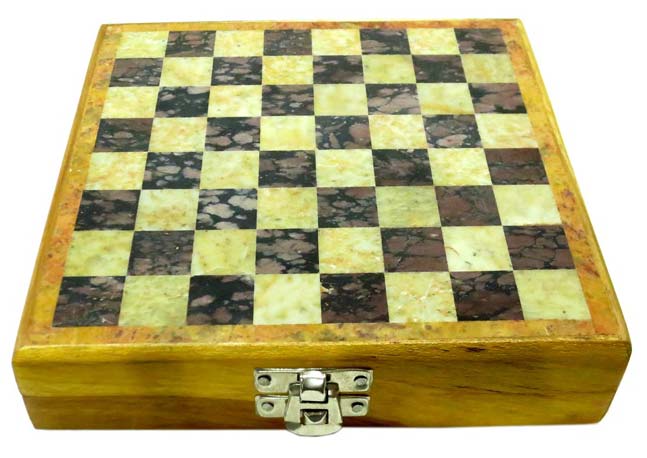 WOODEN MARBLE CHESS