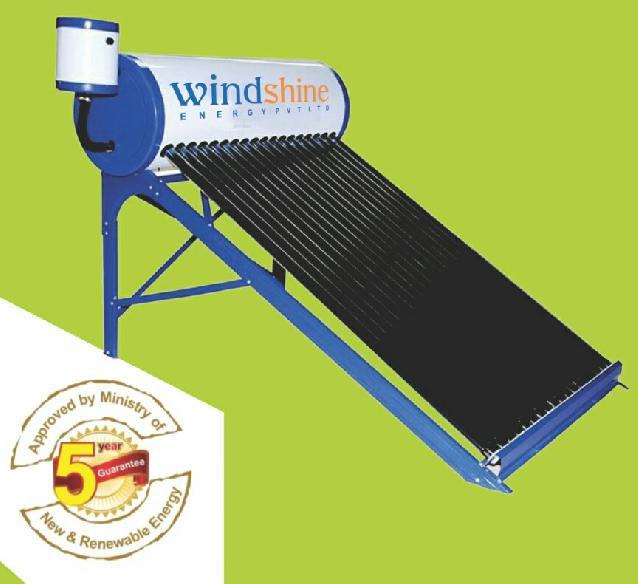 Coated Steel Solar Water Heater, for Commercial, Home, Dimensions (mm) : 580x350x295mm