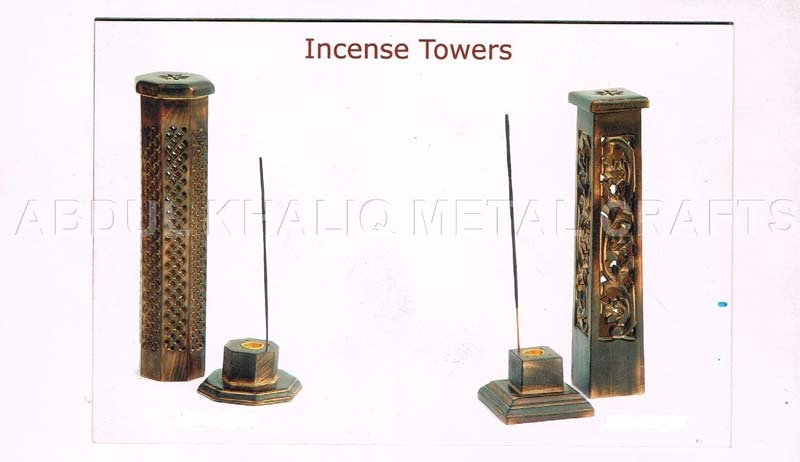 Wooden Tower Incense Burner