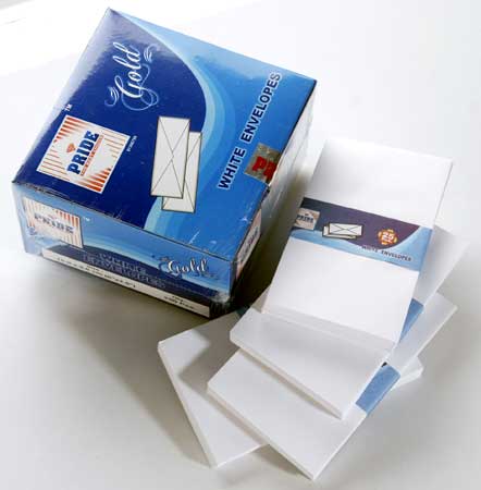 WPE-01 white paper envelopes, Technics : Handmade