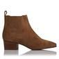 HARIETT TAN SUEDE ANKLE BOOTS