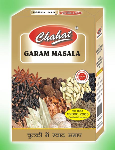 Chahat garam masala, Certification : FSSAI Certified