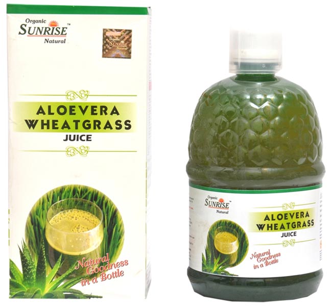 Organic Aloevera Wheatgrass Juice