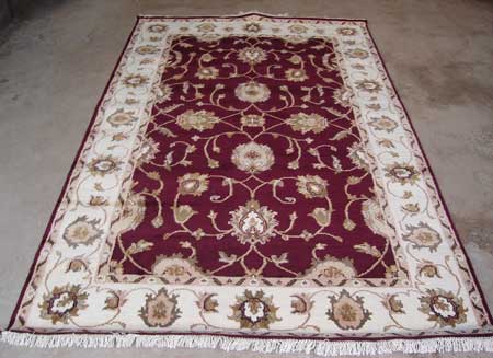 Double Wept Hand Knotted Woolen Carpet (10/10) 02