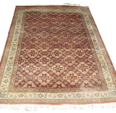 Double Wept Hand Knotted Woolen Carpet (10/14) 06