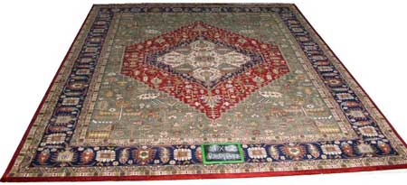 Single Wept Hand Knotted Woolen Carpet (8/14) 03