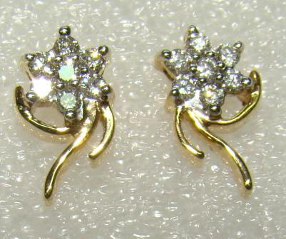 Diamond Studded Earrings