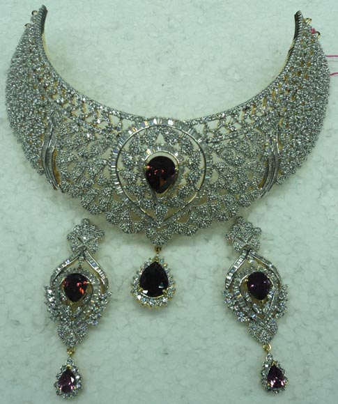 Diamond Mukut Set