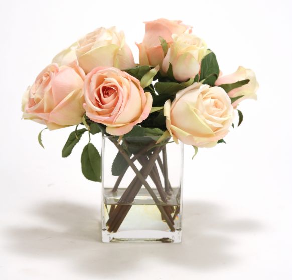 16150# - Waterlook Cream Roses Buds bouquet