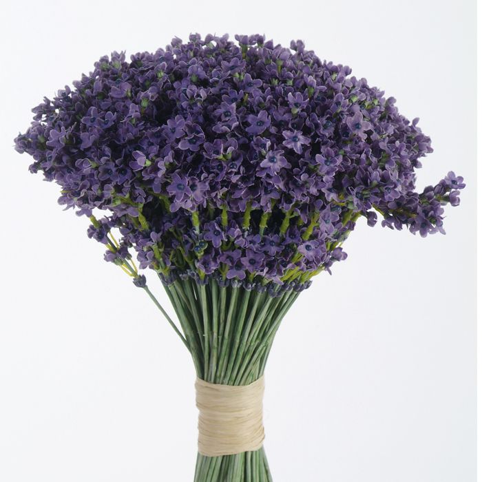 DDA-11Raffia-Tied Lavender Bouquet