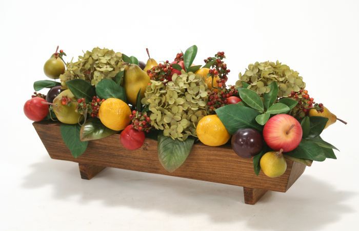 Mixed Fruit and Hydrangeas