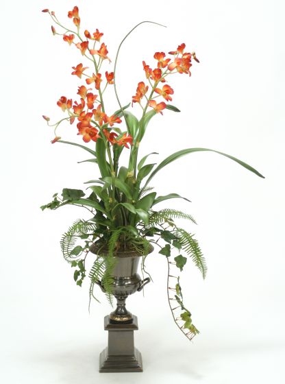 Red-Gold Cymbidium Orchids