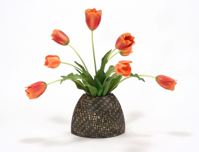 Red-Orange Tulips bouquet