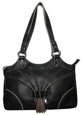 Ladies Black Leather Handbag