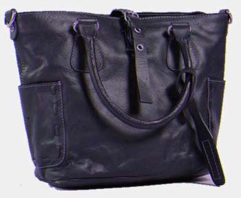 Ladies Cow Milled VT Leather Handbag