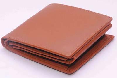 Mens Brown Leather Wallet