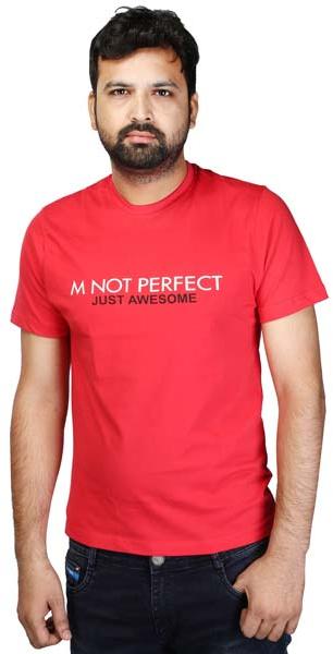 Nalini  Men's  Round Neck T-Shirt Red Colour