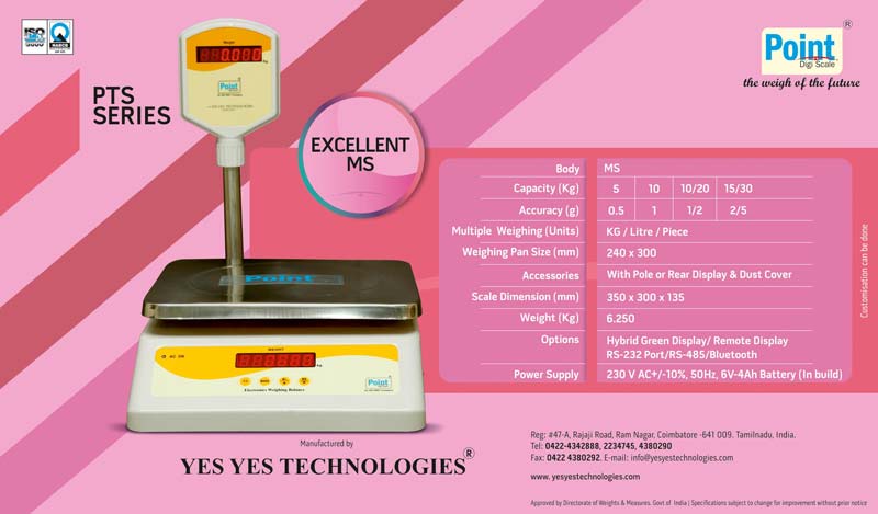 Electronics Weighing Scale-table Top