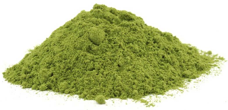 Green Natural Moringa Powder, for Medicines Products, Cosmetics, Style : Dried