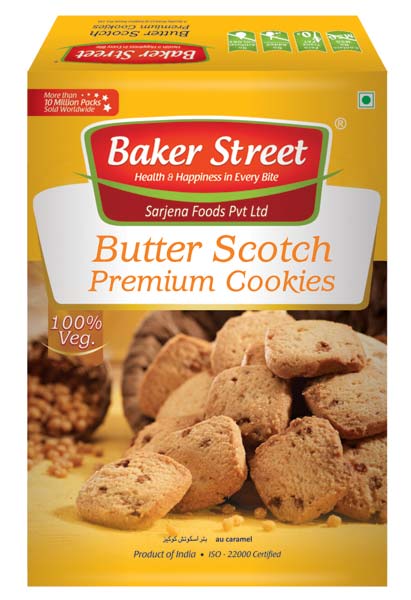 Baker Street  Butter Scotch Cookies - 150gms