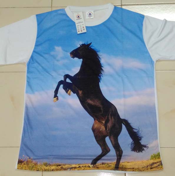 3D Effect Printed T-Shirt, Sublimation T-Shirt, Size : All