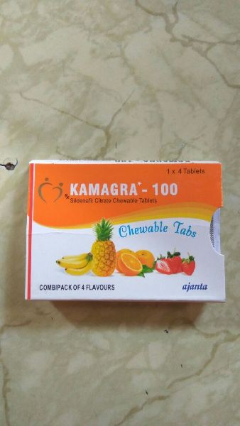 Kamagra Mixed Fruit Chewable 100mg Tablets