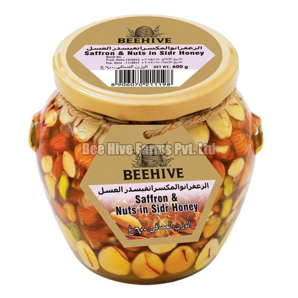 Saffron & Nuts Honey