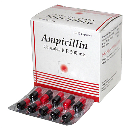 Ampicillin B.P Capsules, for Clinical, hospital etc., Grade Standard : Medicine Grade