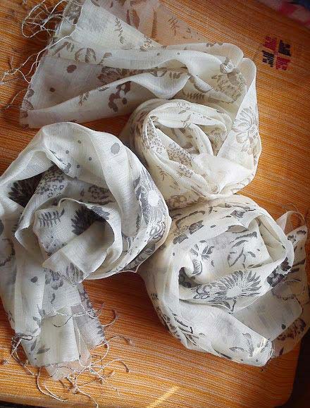 Silk Wool Printed Stoles