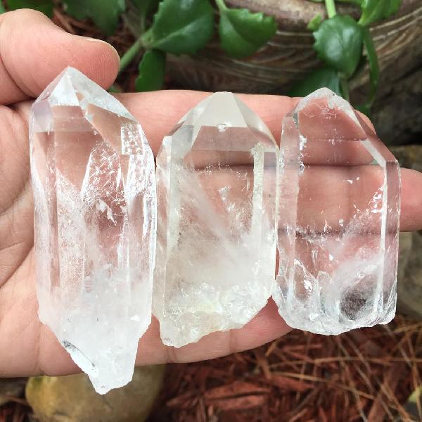 Natural crystal point pecil