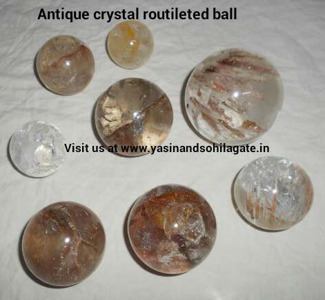 Routileted crystal ball