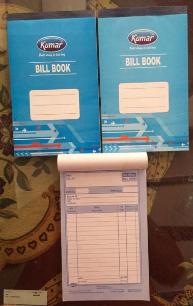 Printed Bill Books