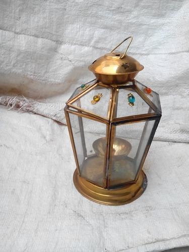 Non Polished Brass Pooja Lantern, for Lighting, Feature : Eco Friendly