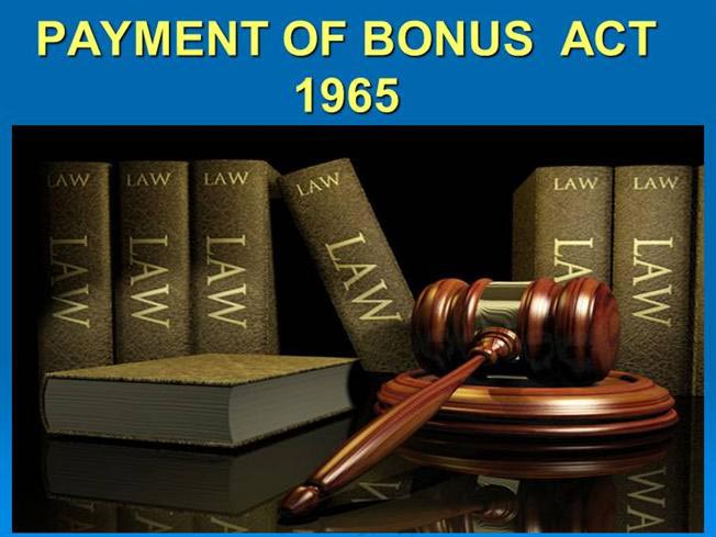 Payment Of Bonus Act , 1965
