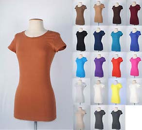 Ladies Round Neck T-Shirts