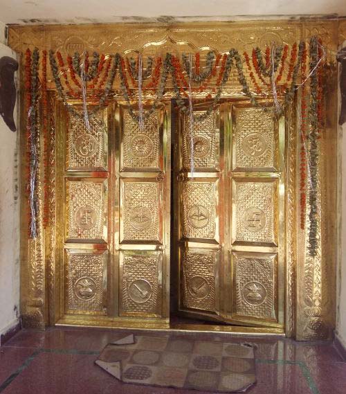 Brass Temple Door