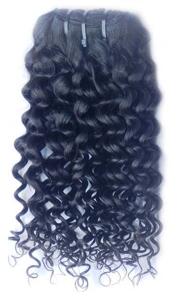 Natural Curly Weft Hair