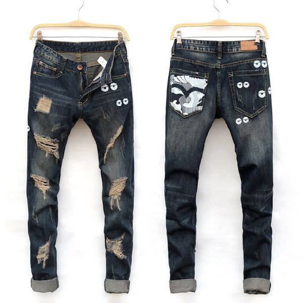 Cotton Mens Funky Jeans, for Casual Wear, Party Wear, Technics : Washed ...