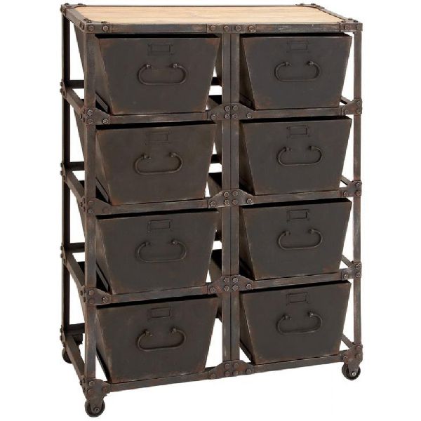 8 Drawer Metal Chest