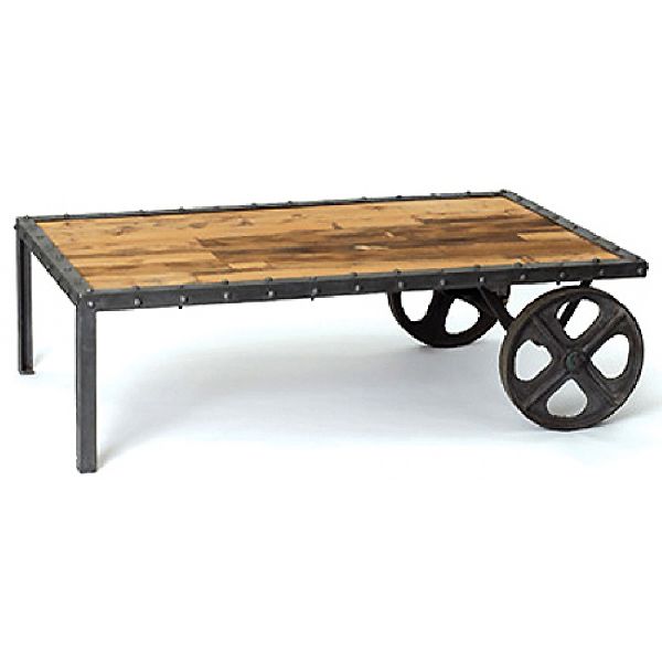 Industrial Cart Table