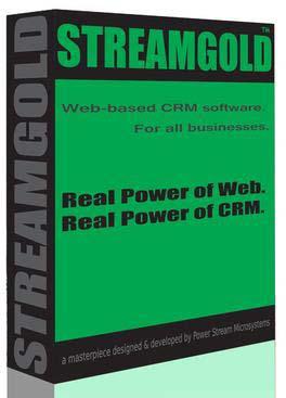 STREAMGOLD WEB-CRM SOFTWARE