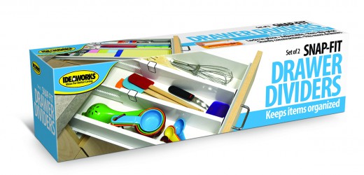 S/2 SNAP FIT DRAWER DIVIDERS